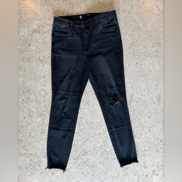 Kut from the Kloth black distressed jeans - Picture 1 of 3